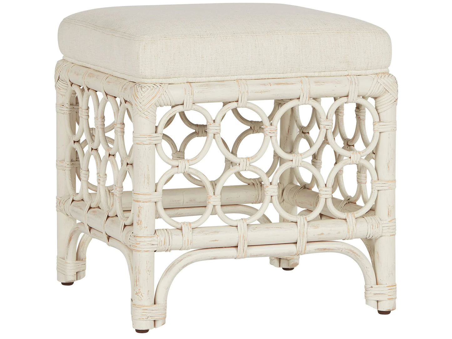 UNIVERSAL - GETAWAY COASTAL LIVING HOME RATTAN STOOL