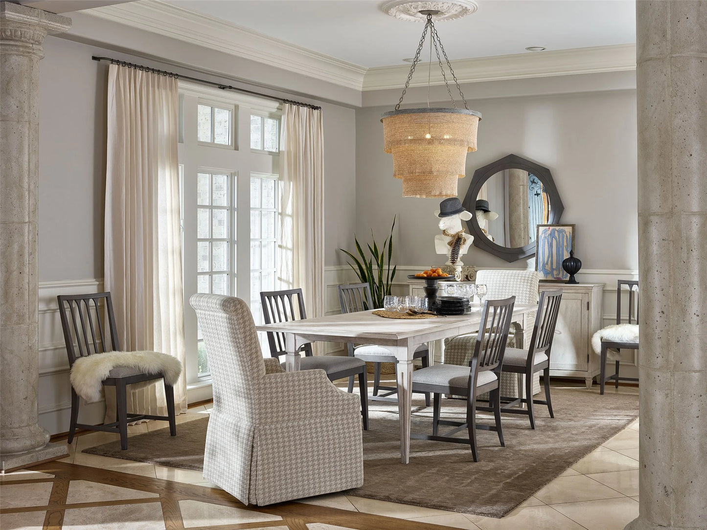 UNIVERSAL - PAST FORWARD RECTANGULAR DINING TABLE