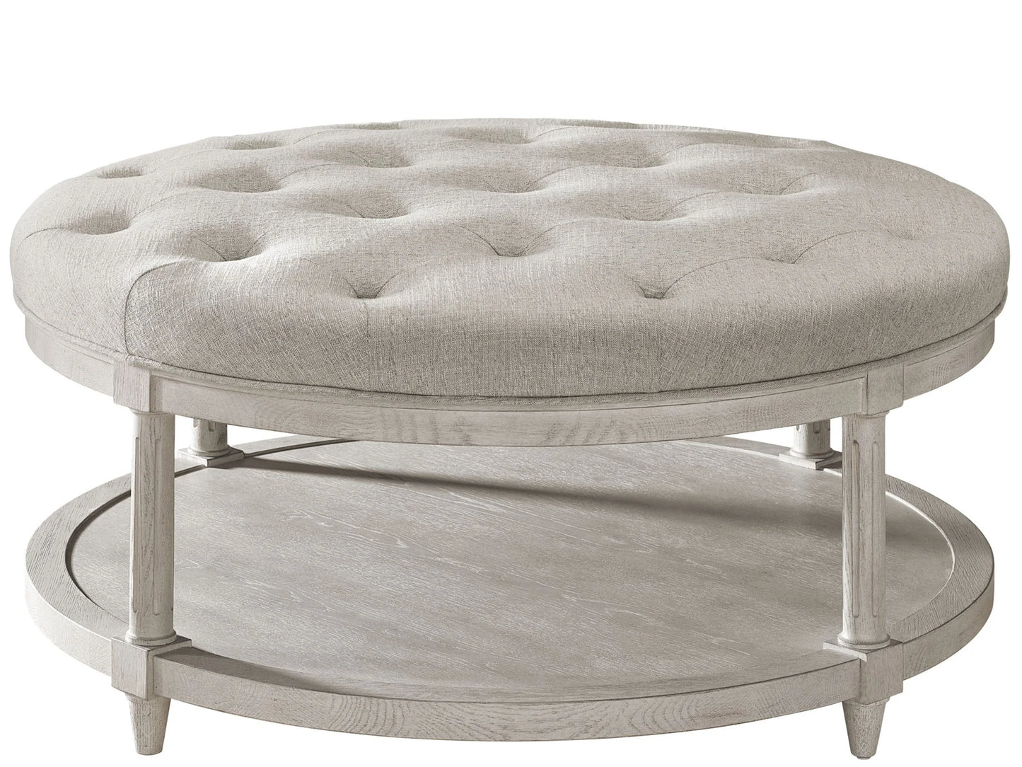 UNIVERSAL - PAST FORWARD LACIE ROUND OTTOMAN