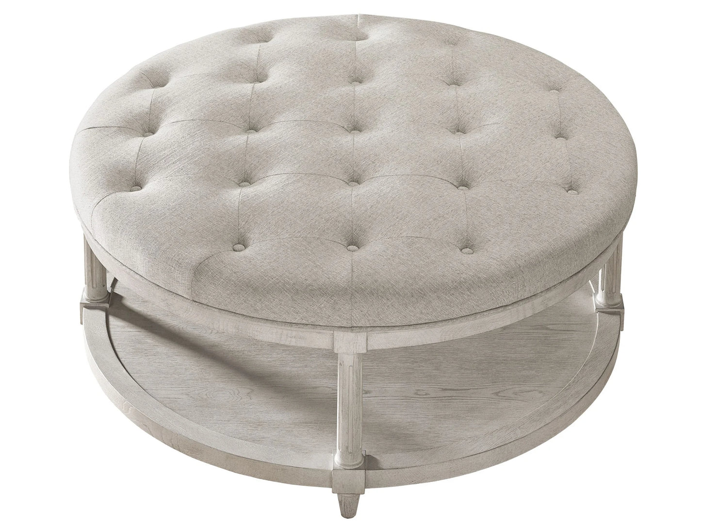 UNIVERSAL - PAST FORWARD LACIE ROUND OTTOMAN