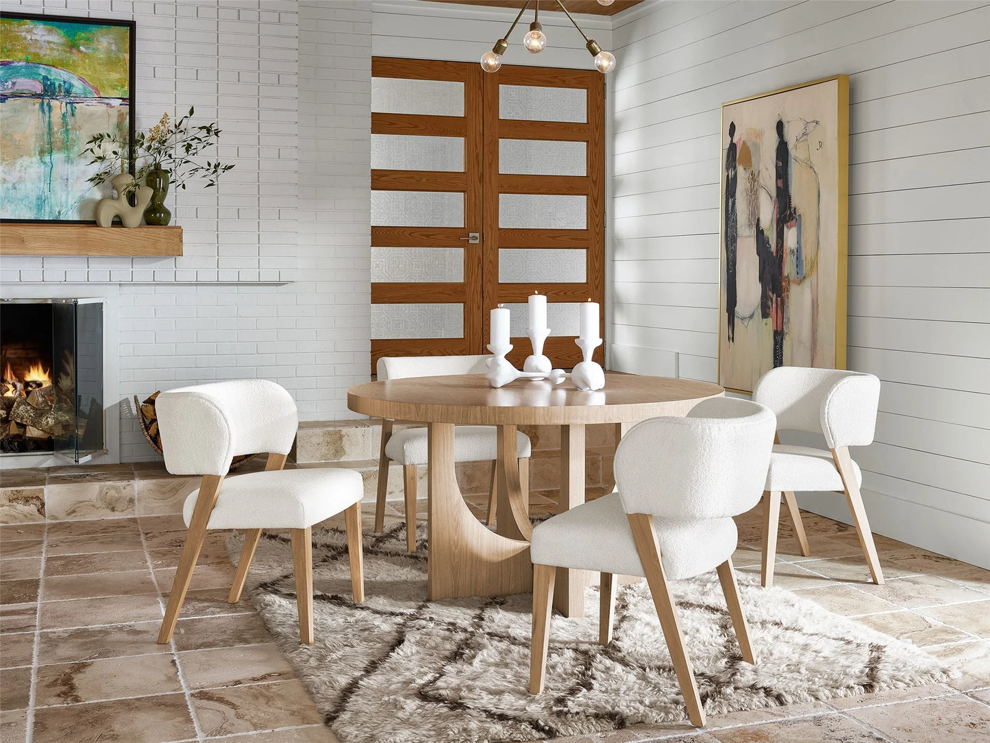 UNIVERSAL - NOMAD CALLON ROUND DINING TABLE