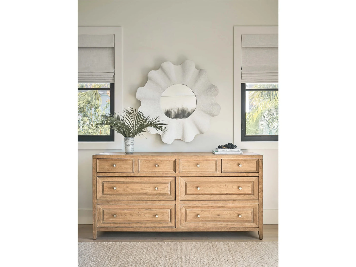 UNIVERSAL - WEEKENDER COASTAL LIVING HOME SCALLOP MIRROR