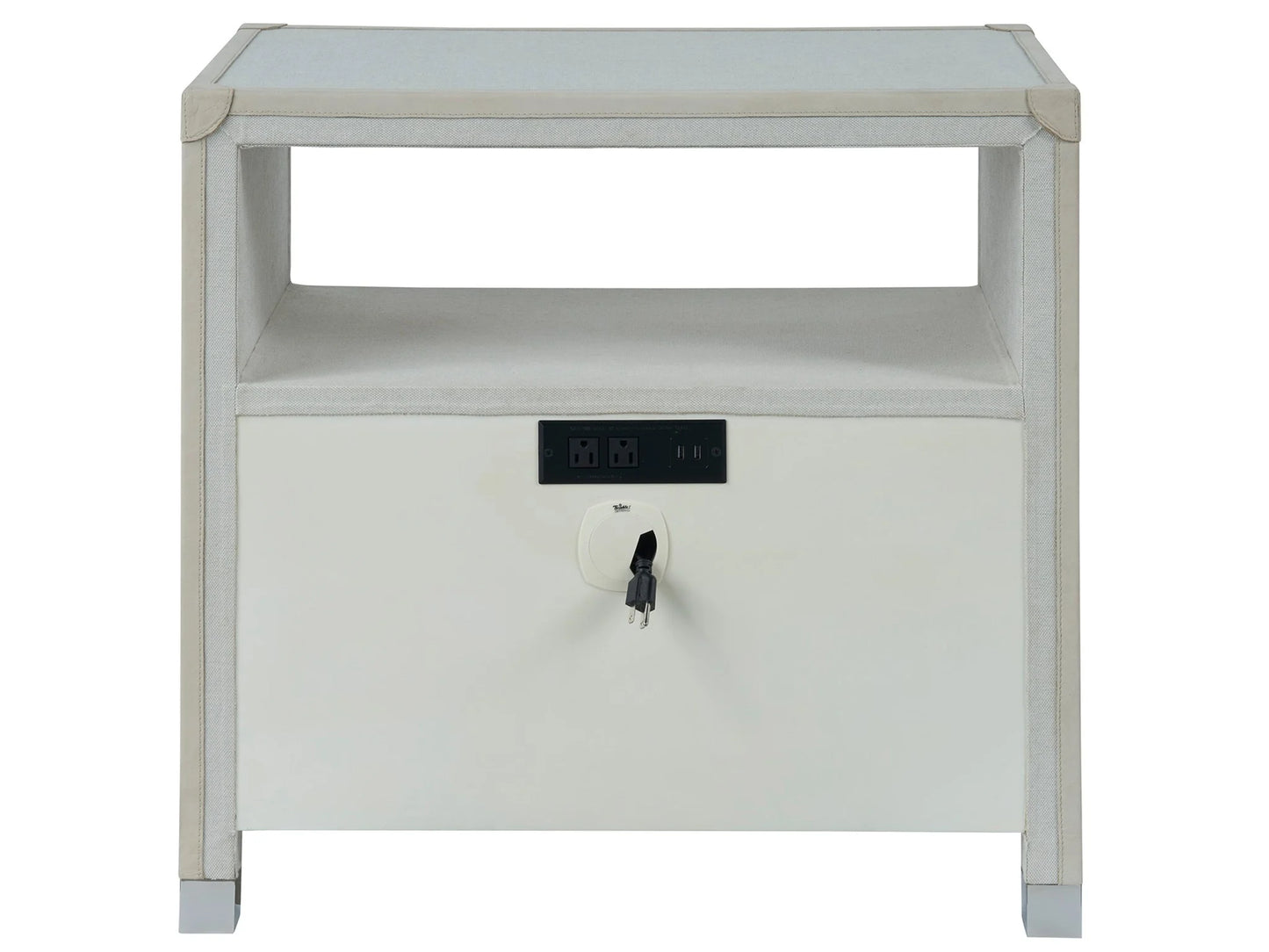 UNIVERSAL - NEW MODERN RIVEN NIGHTSTAND