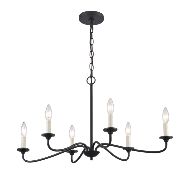 ELLISVILLE 30'' WIDE 6-LIGHT CHANDELIER - FREE SHIPPING !!!