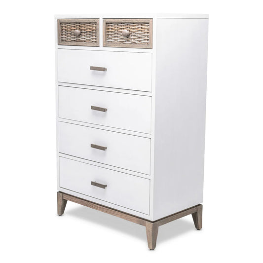Sea Winds - Kauai 6 Drawer Split Vertical Chest