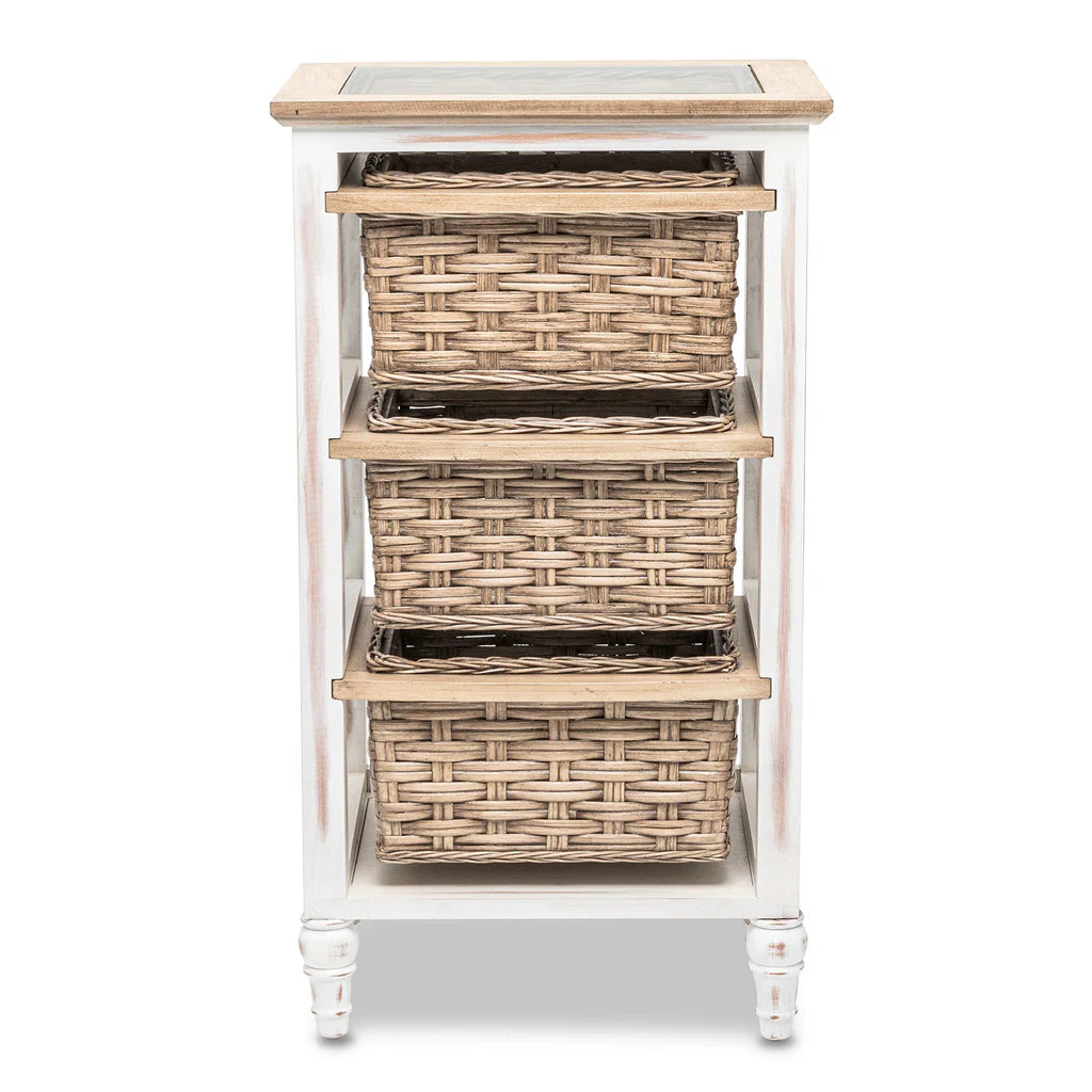 Sea Winds - Island Breeze 3 Basket Storage Cabinet
