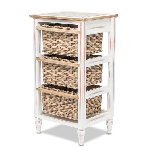 Sea Winds - Island Breeze 3 Basket Storage Cabinet