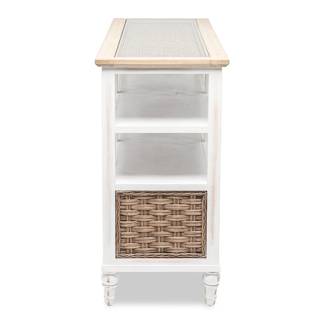 Sea Winds - Island Breeze 3-Basket Entertainment Center