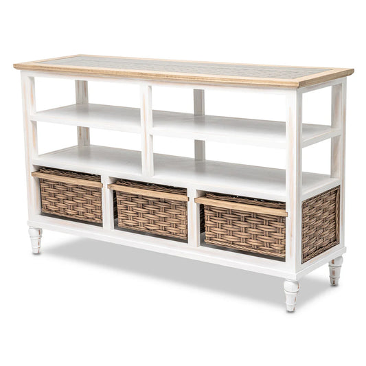 Sea Winds - Island Breeze 3 Basket Entertainment Center