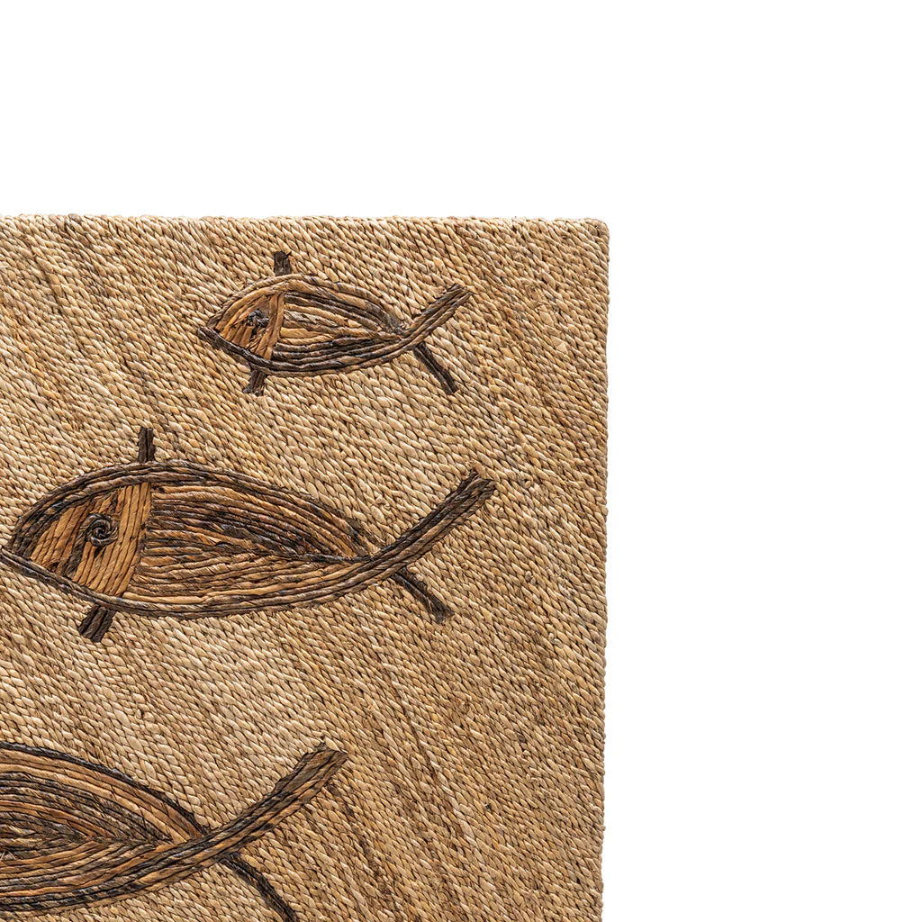 Sea Winds - Island Breeze School of Fish Weave Headboard Twin