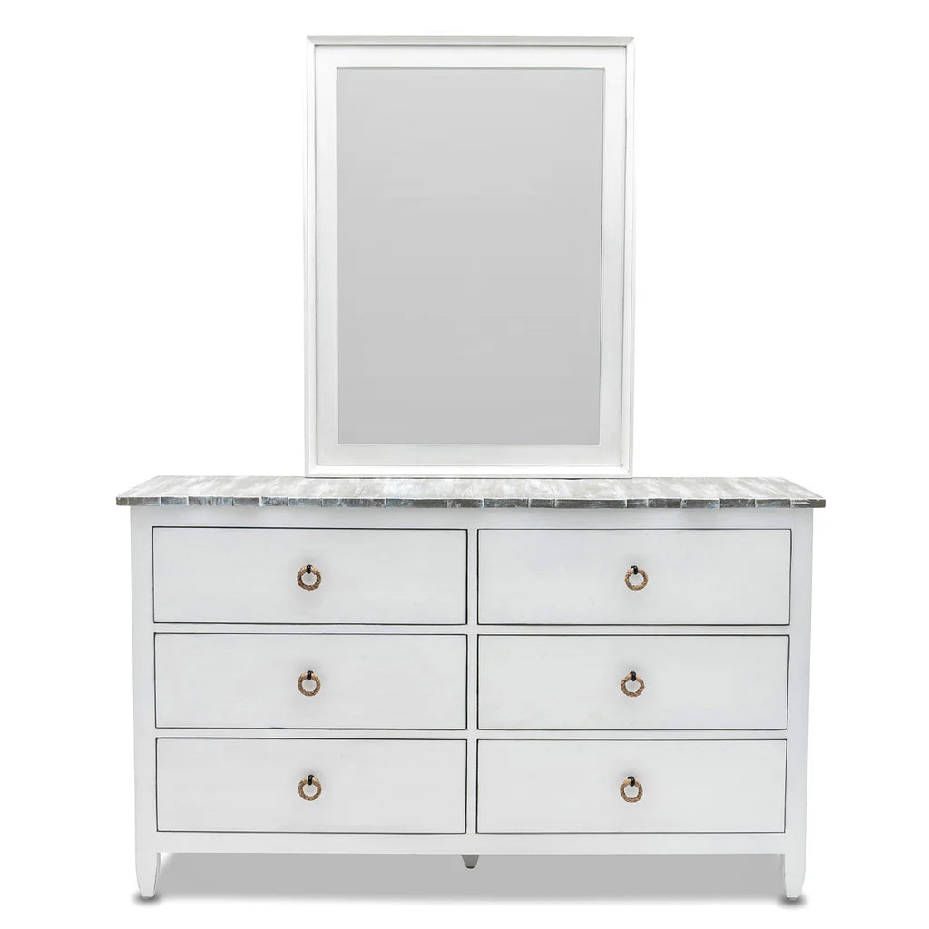 Sea Winds - Picket Fence 6-Drawer Dresser