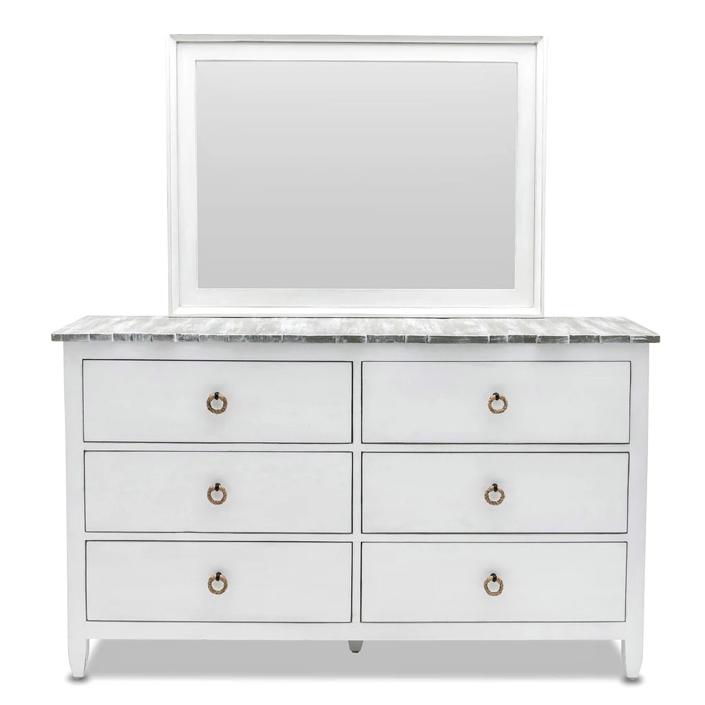 Sea Winds - Picket Fence 6-Drawer Dresser