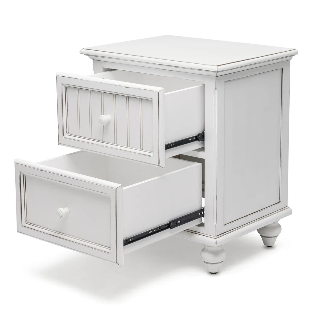 Sea Winds - Monaco 2 Drawer Electrified Nightstand