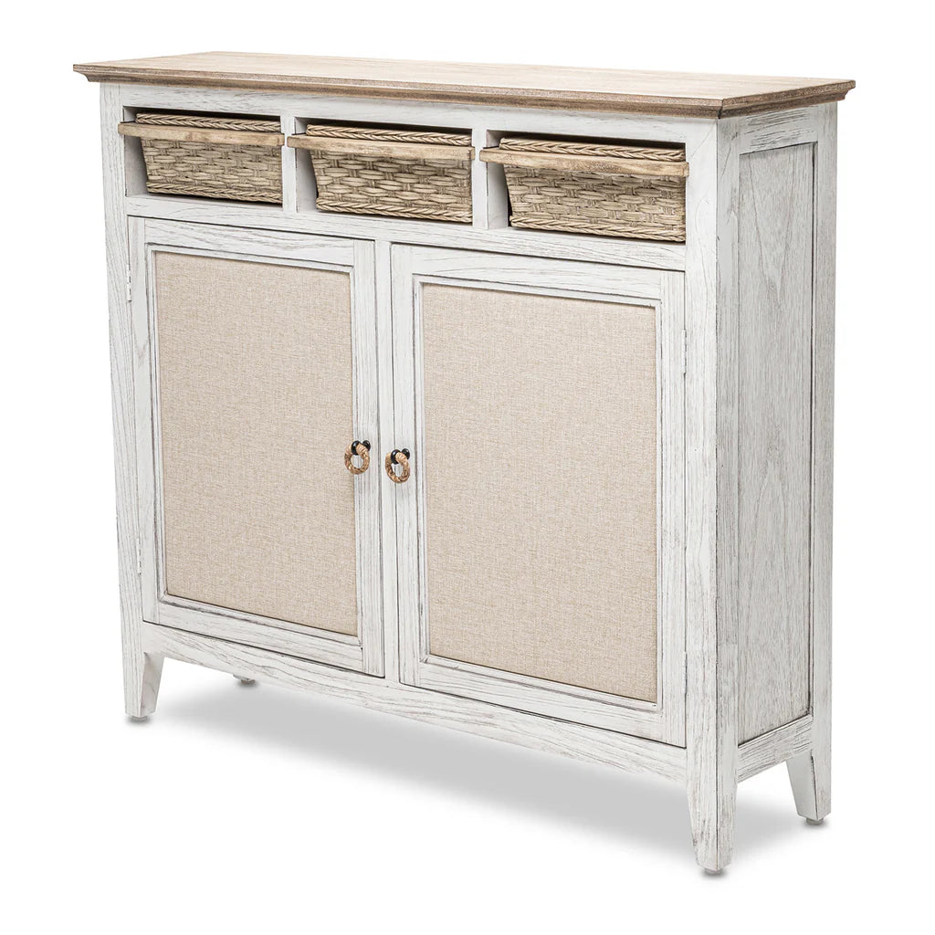 Sea Winds - Captiva Island Entry Cabinet with Baskets