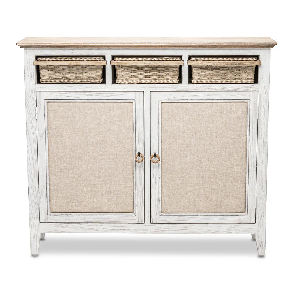 Sea Winds - Captiva Island Entry Cabinet with Baskets