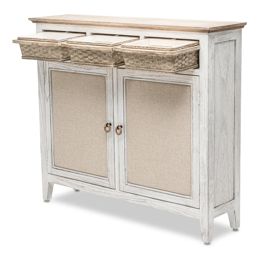 Sea Winds - Captiva Island Entry Cabinet with Baskets