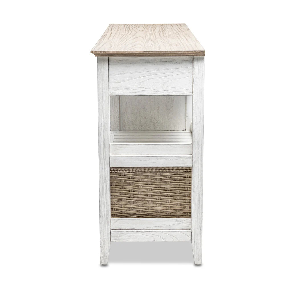 Sea Winds - Captiva Island Sideboard with Wine Rack & 2 Baskets
