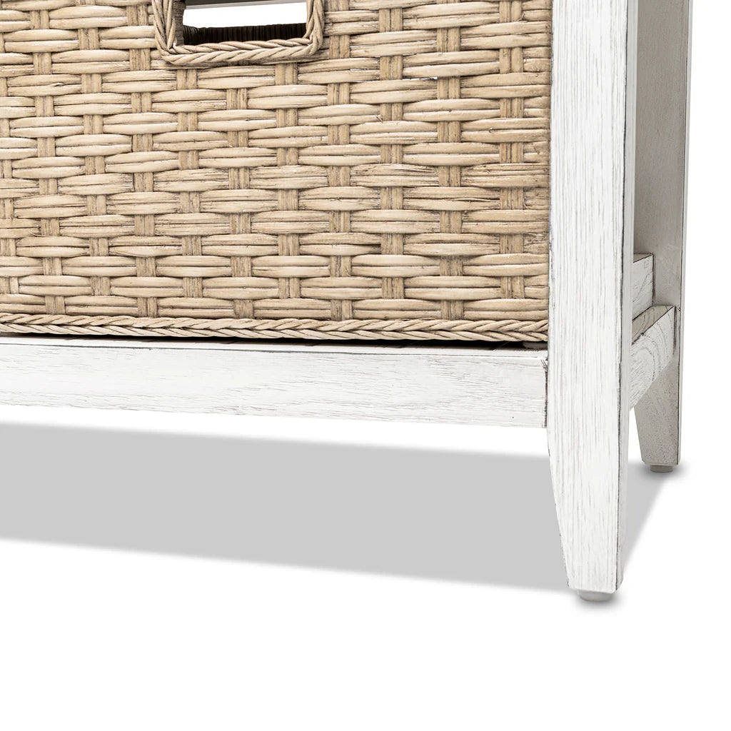 Sea Winds - Captiva Island Sideboard with Wine Rack & 2 Baskets