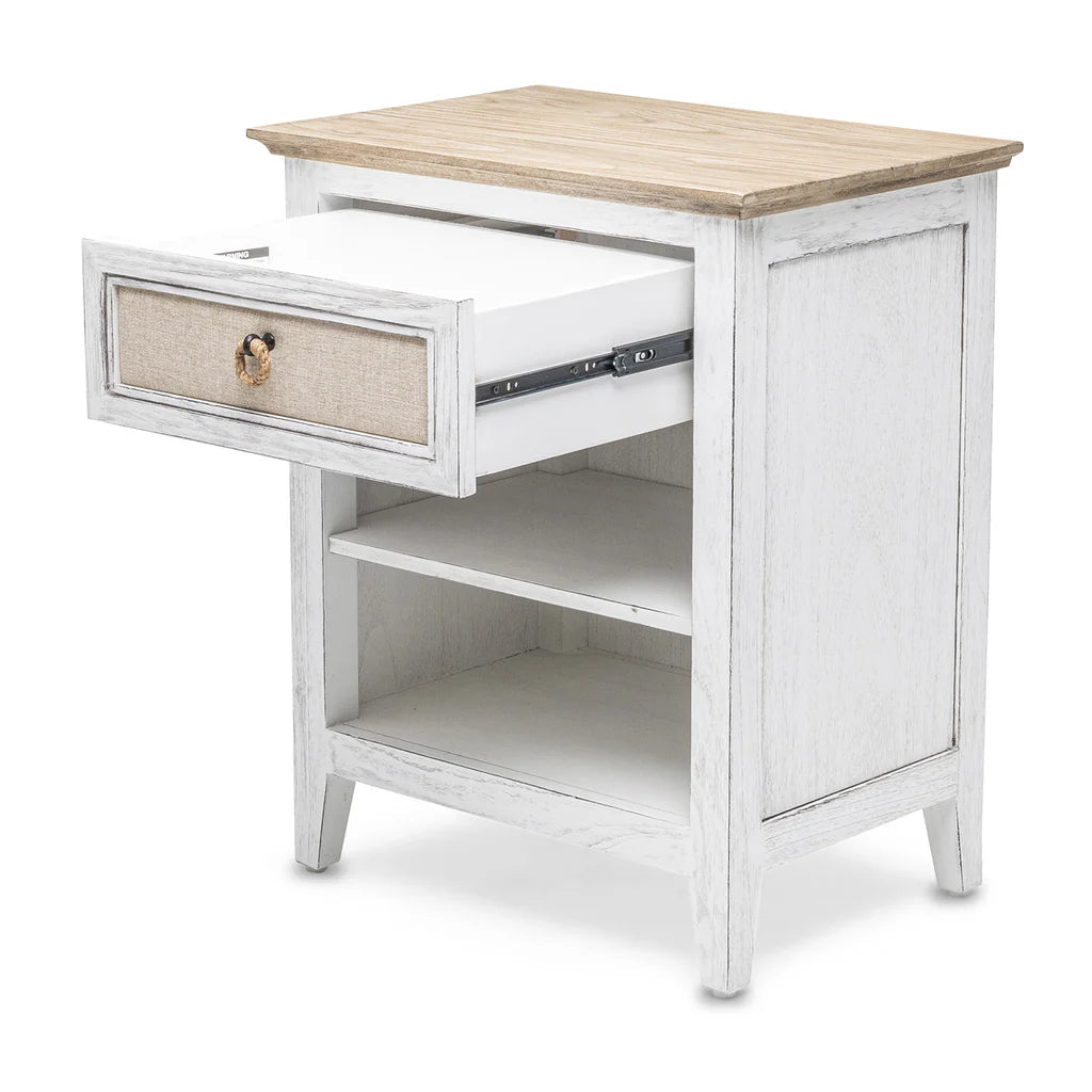 Sea Winds - Captiva Island 1-Drawer Electrified Nightstand