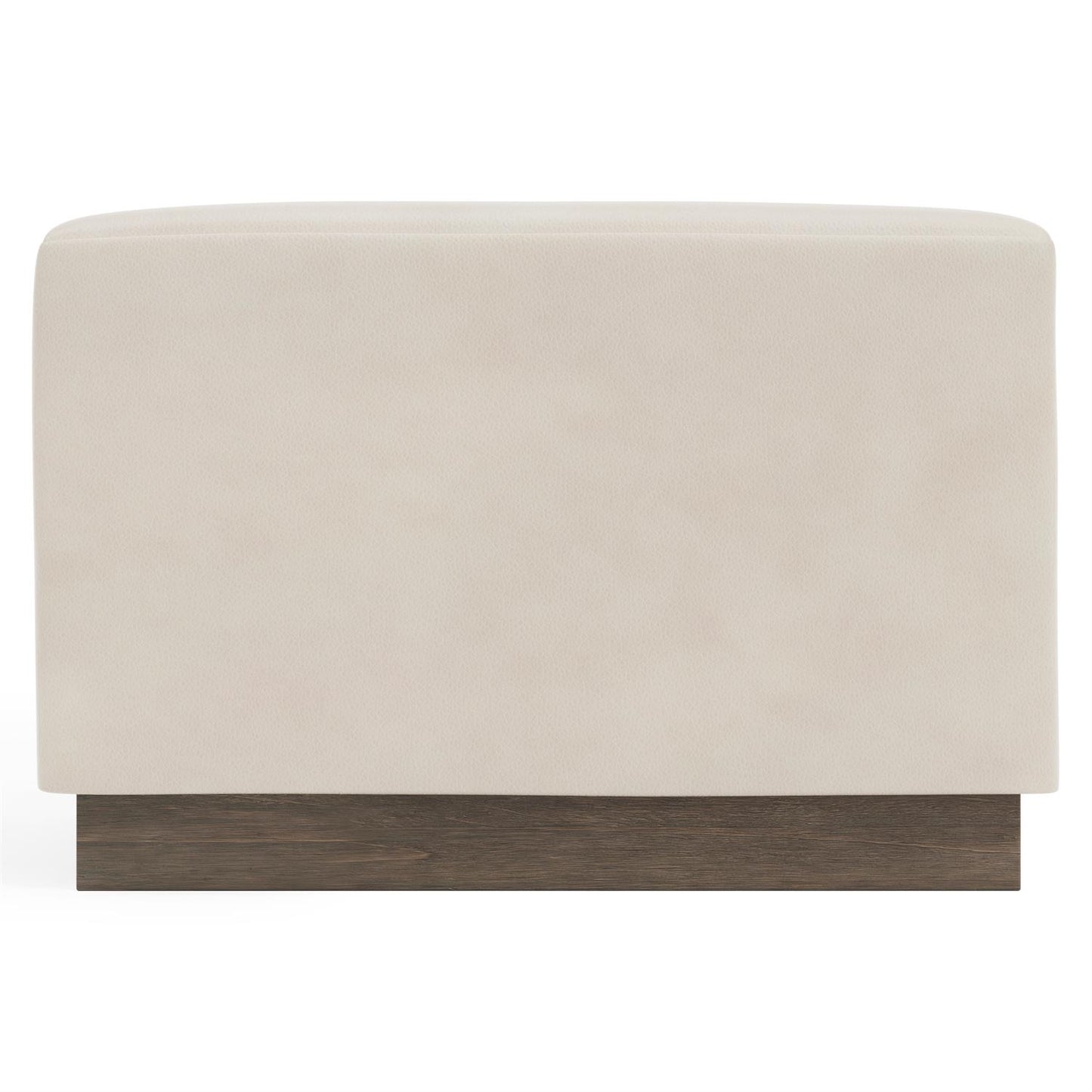 Bernhardt Merino Leather Ottoman — 1421L