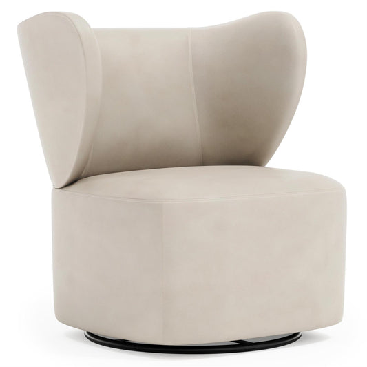 Bernhardt Oliver Leather Swivel Chair — 1714SL