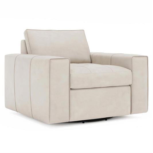 Bernhardt Nest Leather Swivel Chair — 3322SL