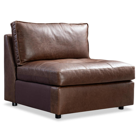 Bernhardt Nest Leather Armless Chair — 3330LO