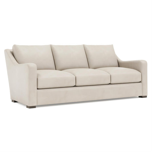 Bernhardt Ventura Leather Sofa Without Pillows — 3516LY