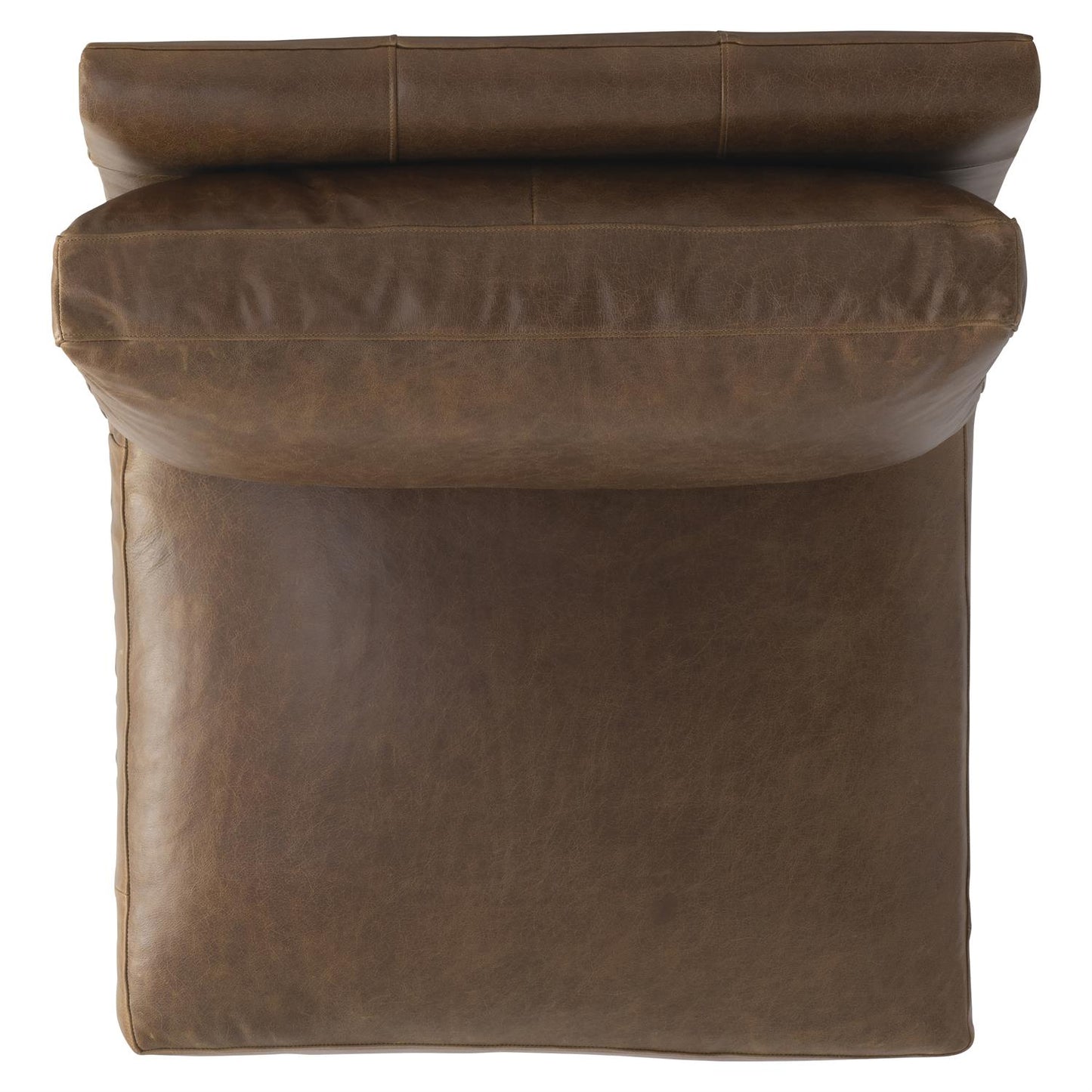 Bernhardt Ventura Leather Armless Chair — 3530LO