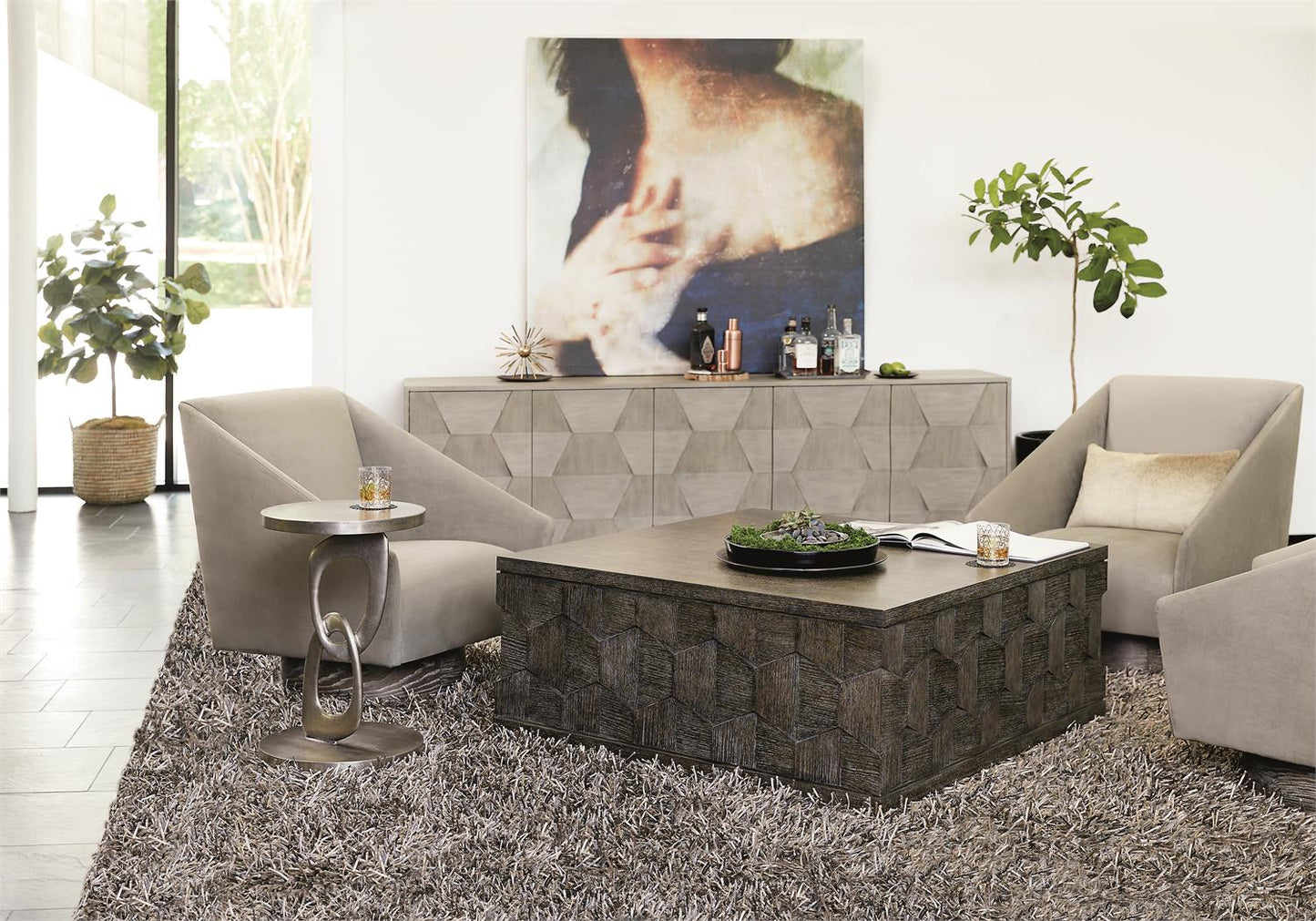 Bernhardt Linea Cocktail Table — 384011B
