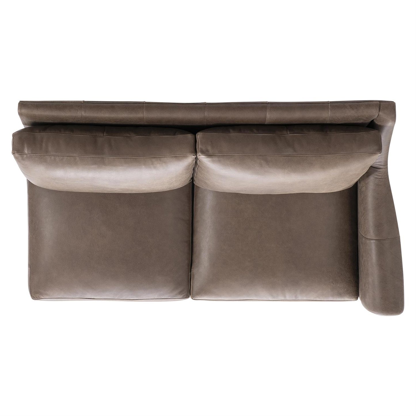 Bernhardt Keirnan Leather Right Arm Loveseat Without Pillows — 4341LY