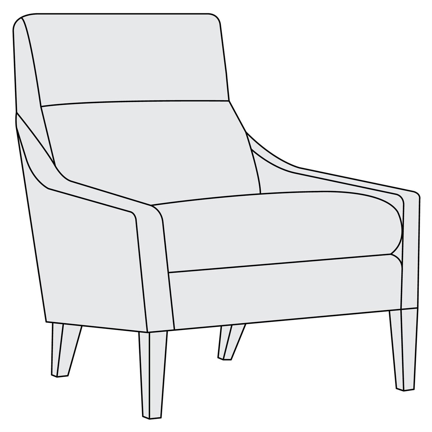 Bernhardt Heath Leather Chair — 4712L