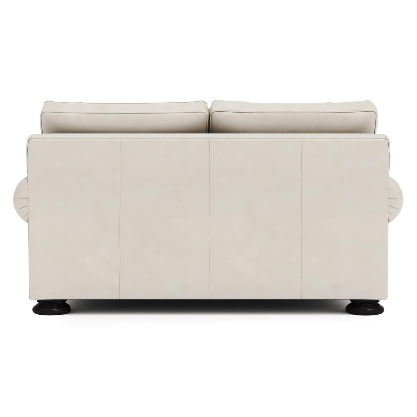 Bernhardt Foster Leather Loveseat Without Pillows & Nails — 5375LYX