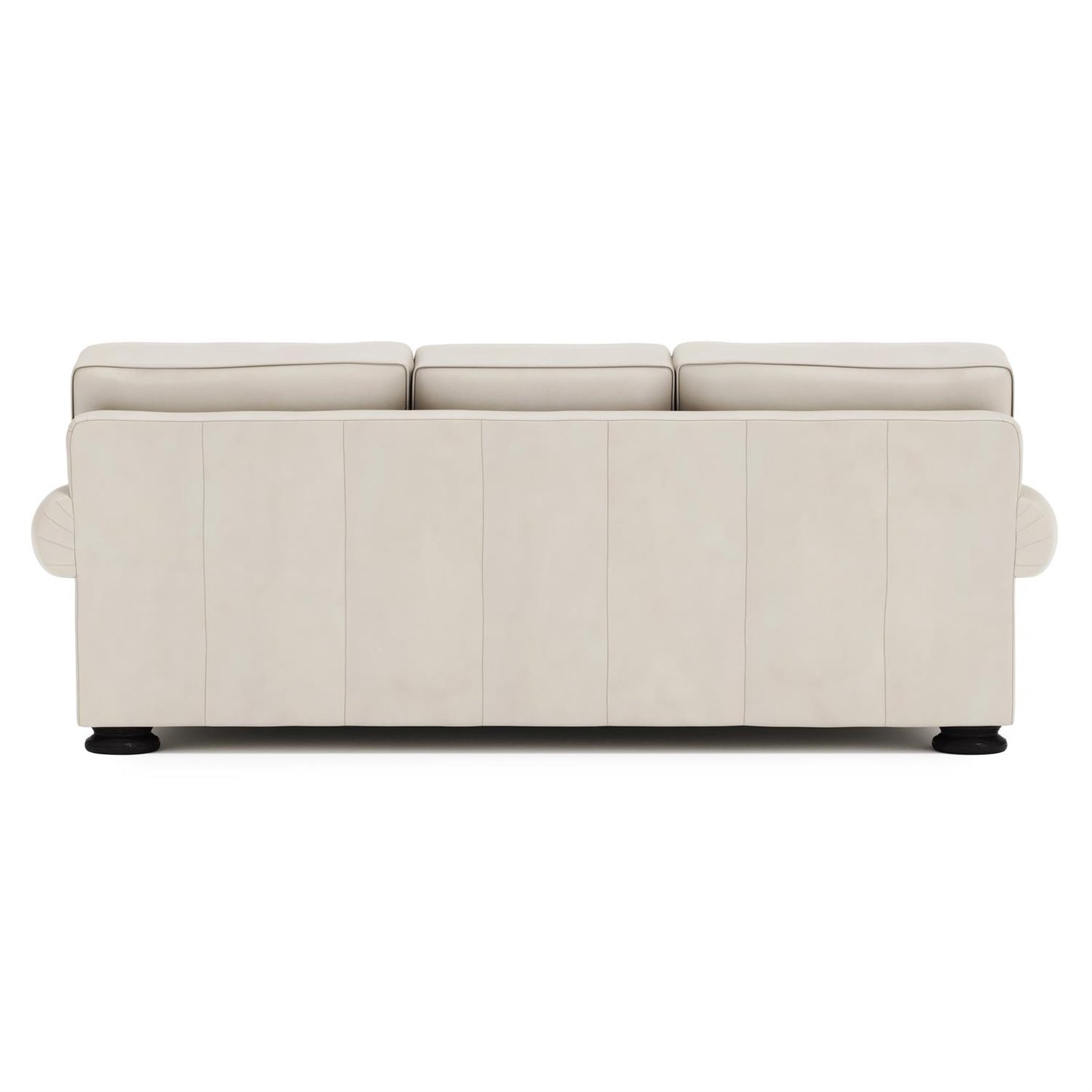 Bernhardt Foster Leather Sofa Without Pillows — 5377LY