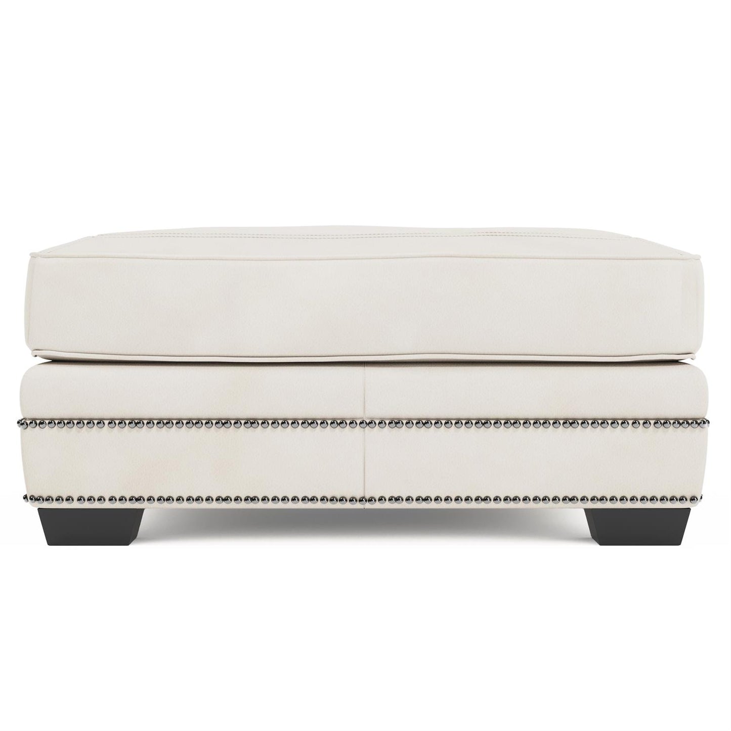 Bernhardt Grandview Leather Ottoman — 7200L