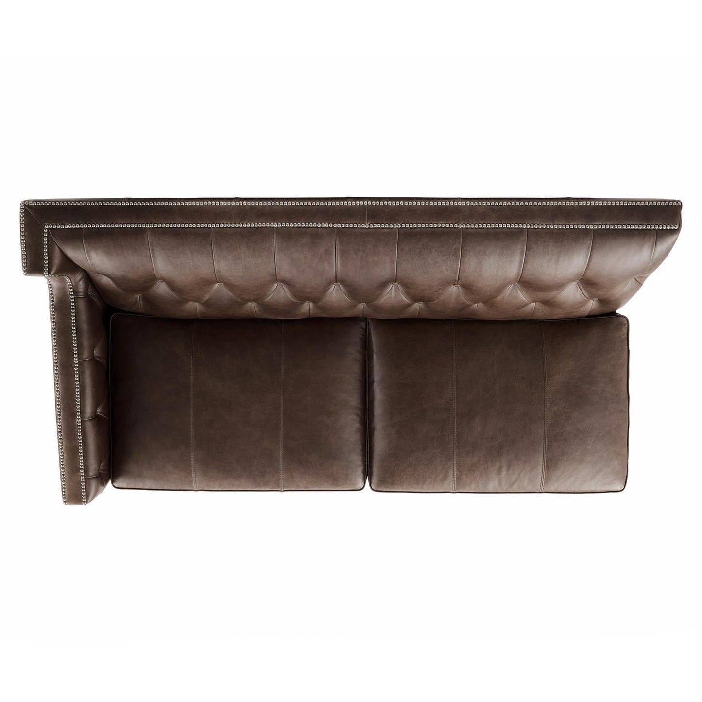 Bernhardt Candace Leather Left Arm Loveseat — 7252LO