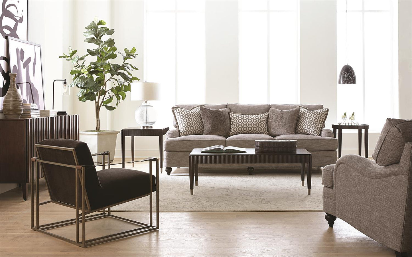 Bernhardt Dekker Fabric Chair — B3212