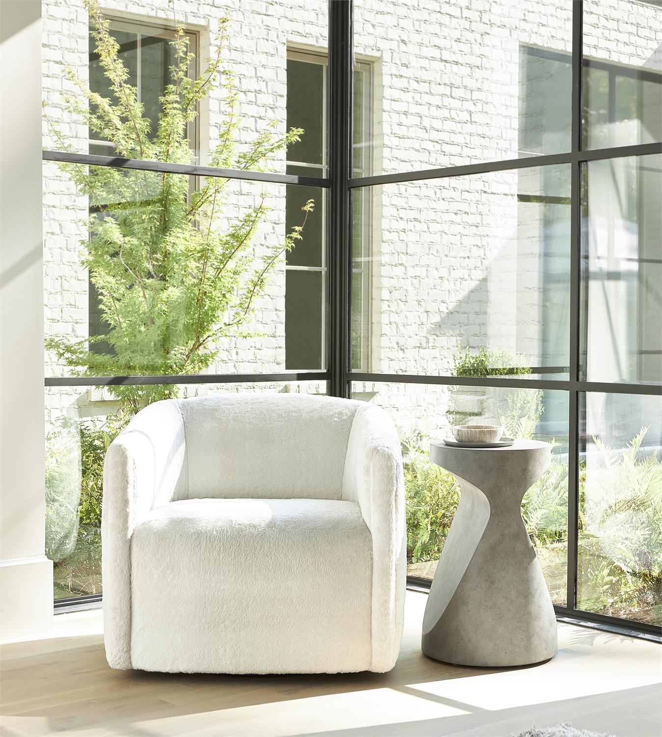 Bernhardt Aline Fabric Swivel Chair — B6923S