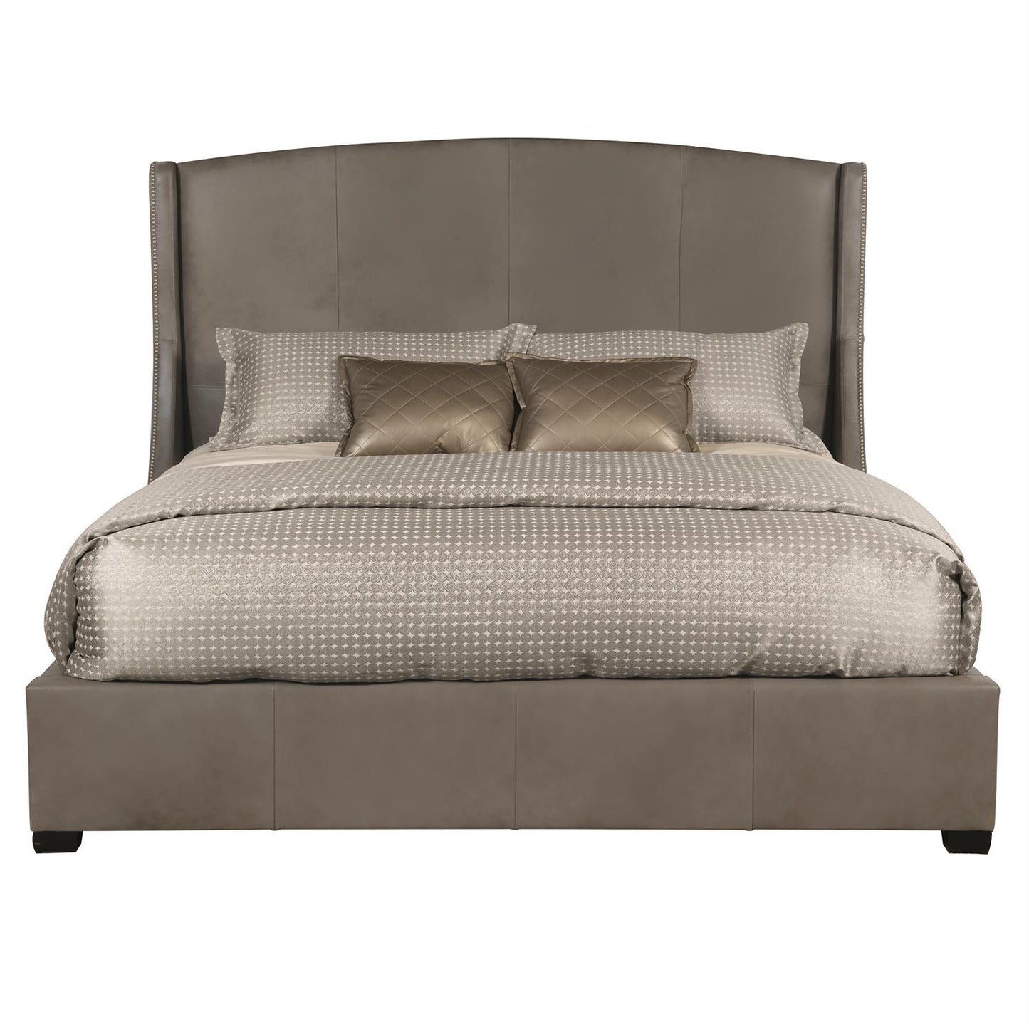 Bernhardt Cooper Leather Shelter Bed King (54" H) — K1454