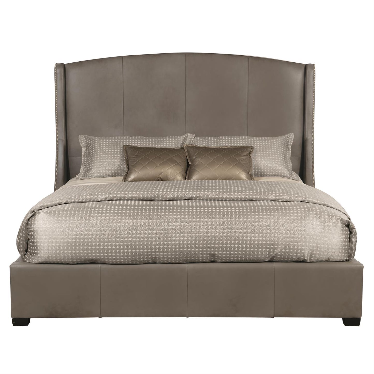 Bernhardt Cooper Leather Shelter Bed Queen (64" H) — K1457