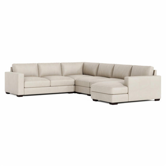 Bernhardt Dawkins Leather Sectional — K1678