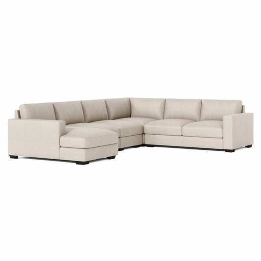 Bernhardt Dawkins Leather Sectional — K1714