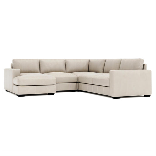 Bernhardt Dawkins Leather Sectional — K1783