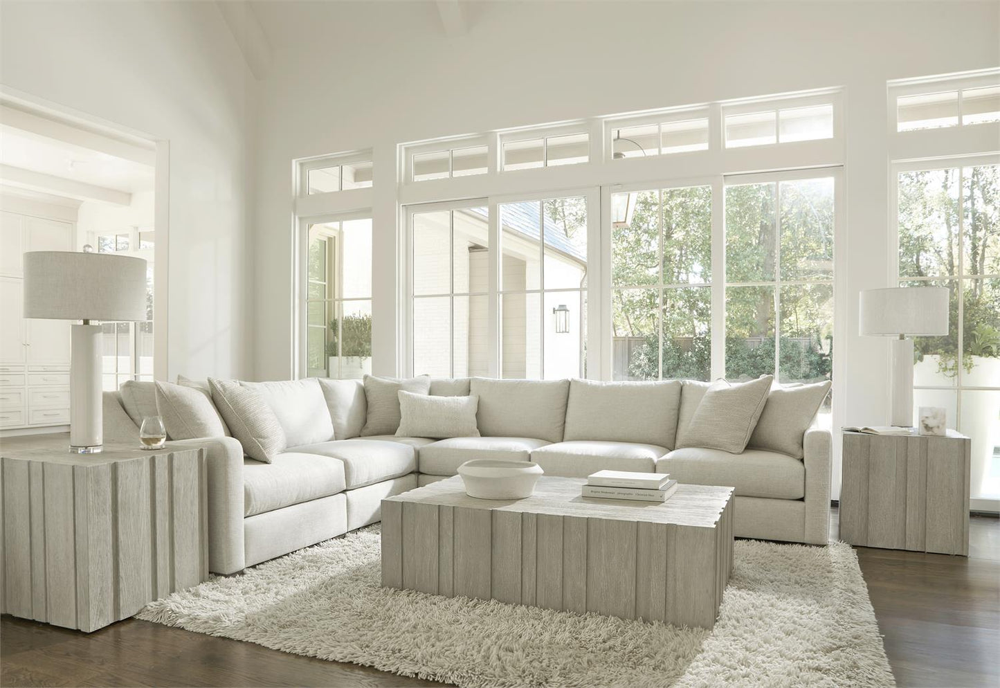 Bernhardt Ventura Fabric Sectional — K2078