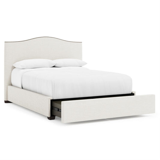 Bernhardt Graham Fabric Storage Panel Bed Queen — K2145