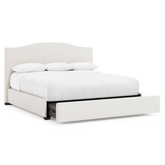 Bernhardt Graham Fabric Storage Panel Bed King — K2146