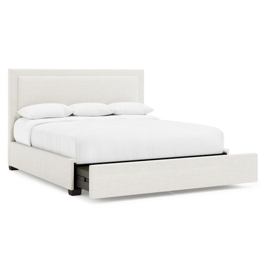 Bernhardt Morgan Fabric Storage Panel Bed Queen (54" H) — K2147