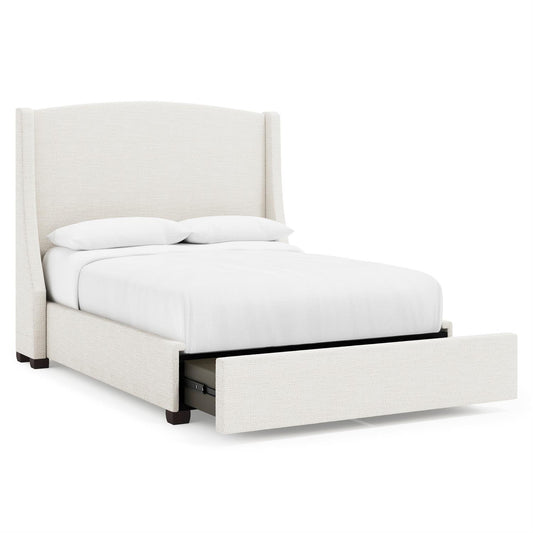 Bernhardt Cooper Fabric Storage Shelter Bed Queen (64" H) — K2152