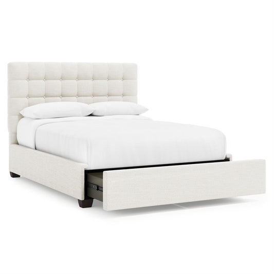 Bernhardt Avery Fabric Storage Panel Bed Queen (54.50" H) — K2155
