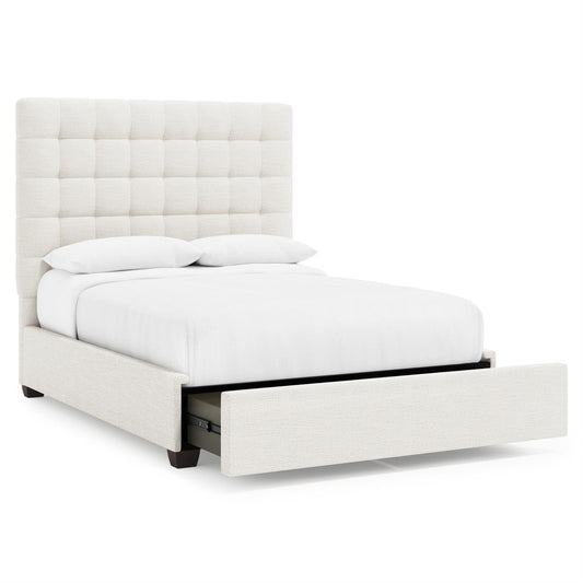 Bernhardt Avery Fabric Storage Panel Bed Queen (66" H) — K2158